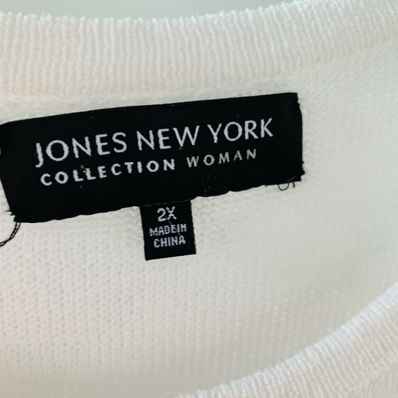 GORGEOUS LIGHT WEIGHT SPRING SWEATER BY JONES OF NEW YORK PLUS SZ-2X, LIKE NEW❣️ - Picture 4 of 4